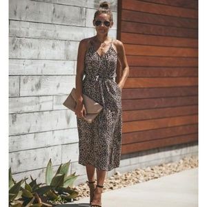 Leopard Pocketed Jumpsuit